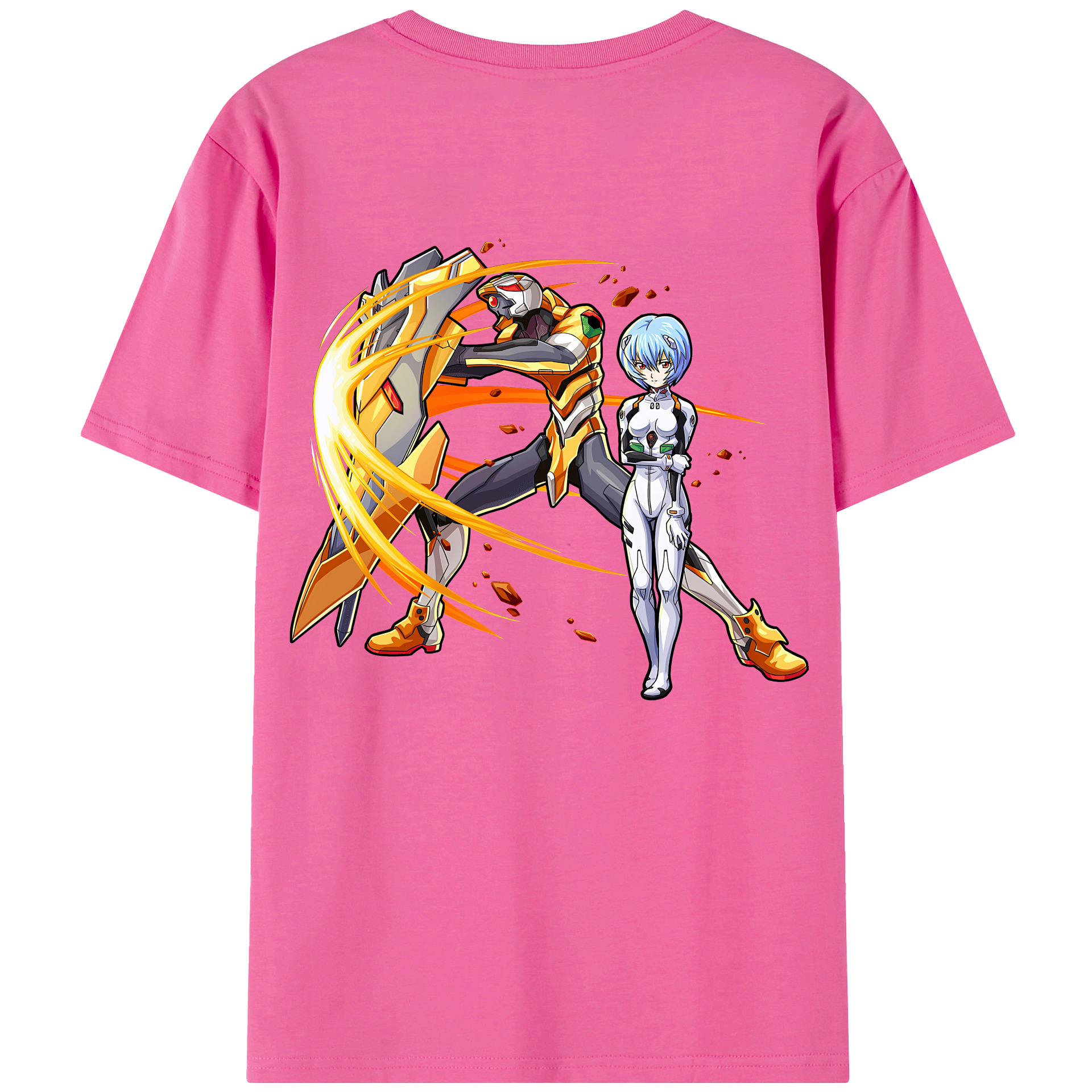 （画像用） EVA 新世紀エヴァンゲリオン レディース半袖Tシャツ(バックプリント)